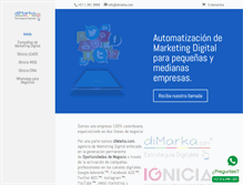 Tablet Screenshot of dimarka.com